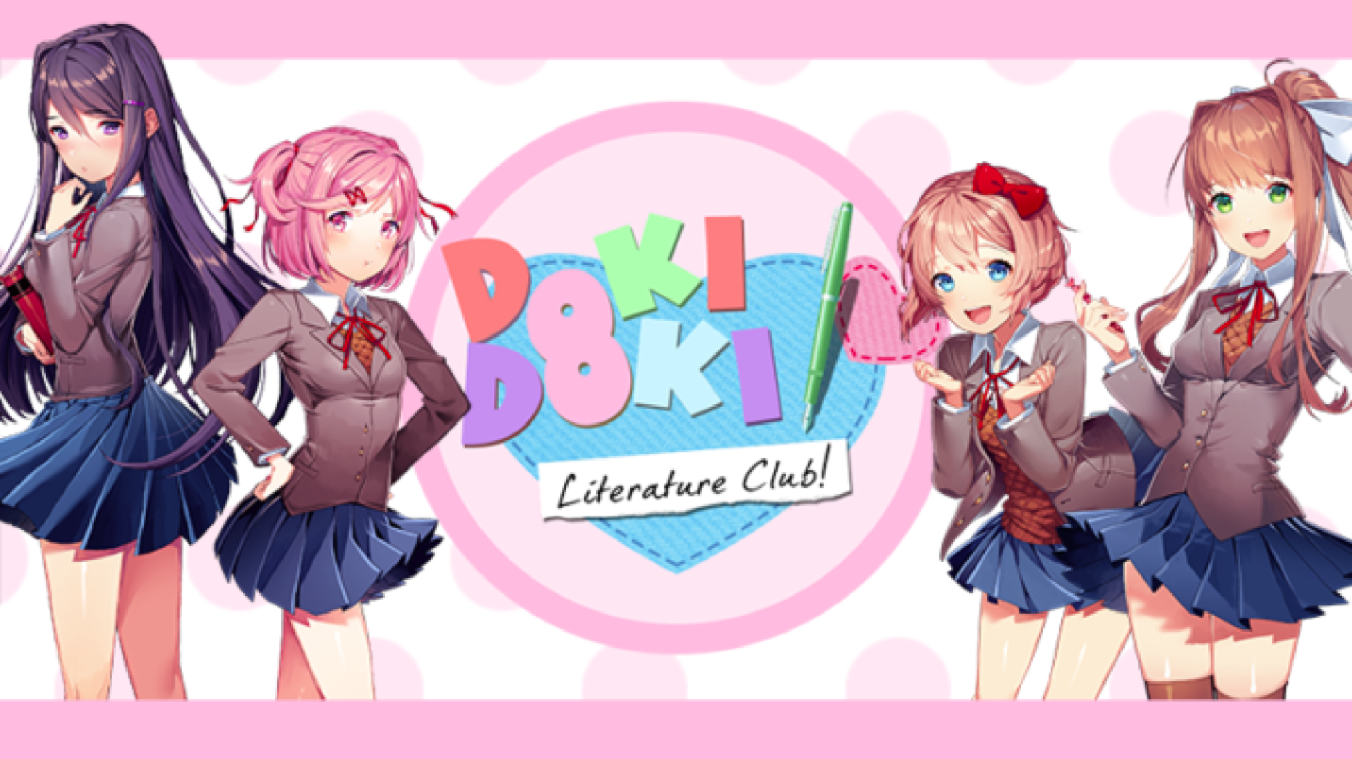 Doki Doki Literature Club Waifu Quiz DOKI DOKI LITERATURE CLUB! Fun Time Group Review - Crossfader