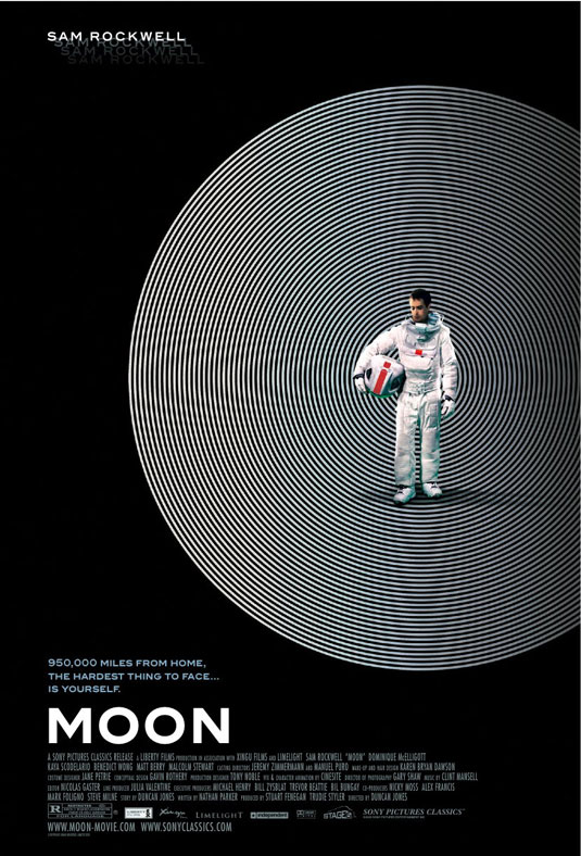 science-fiction moon poster