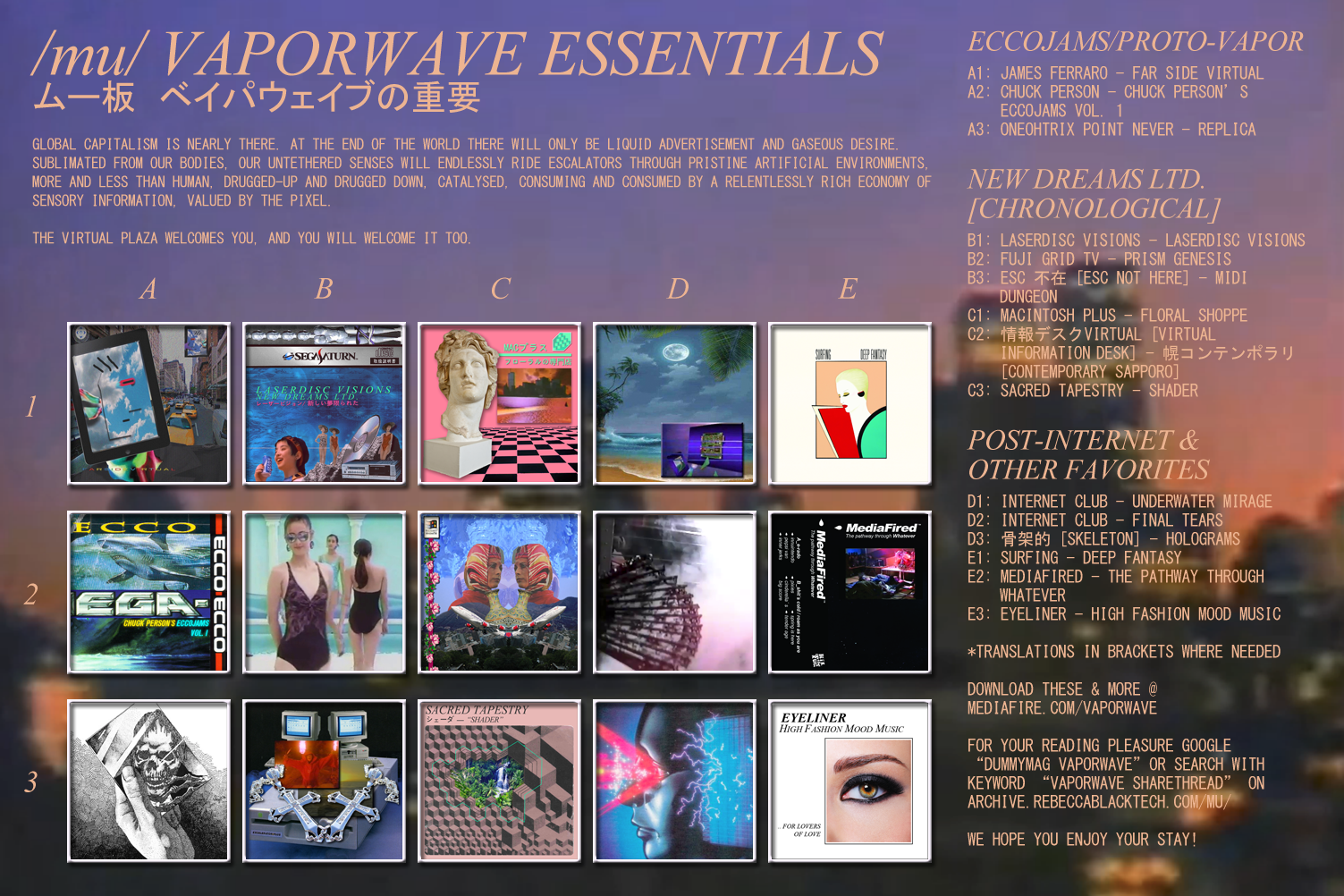 last.fm vaporwave essentials