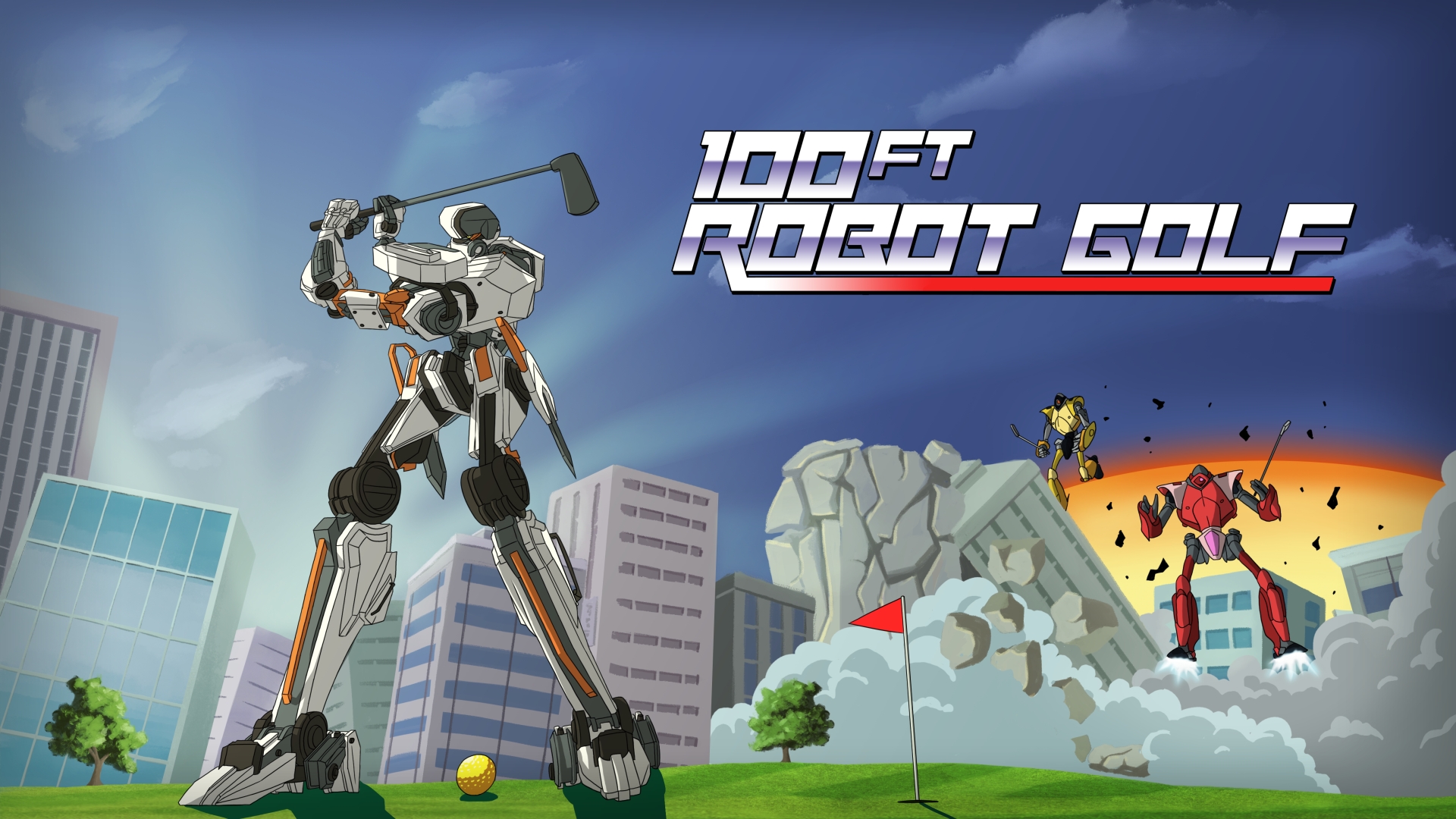 100ft robot golf