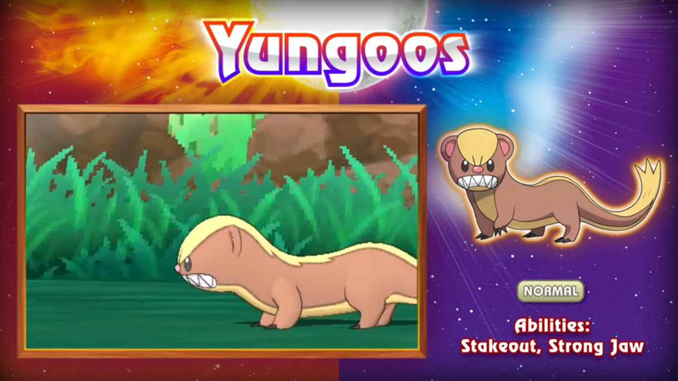 sun and moon yungoos
