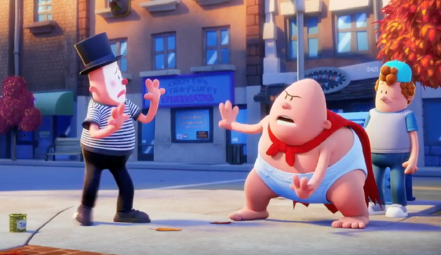 captain underpants mime