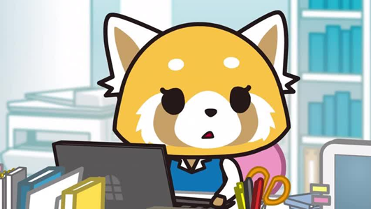 Aggretsuko office