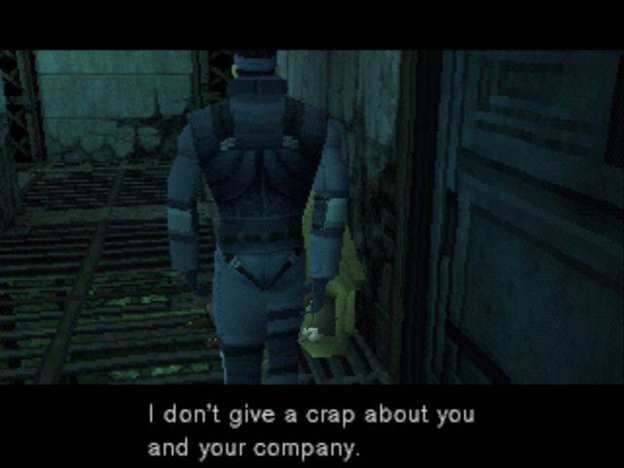 Metal Gear Solid crap